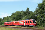 db-netz-messzuege/780423/612-901-auf-messfahrt-am-29062022 612 901 auf Messfahrt am 29.06.2022, Tostedt - Dreihausen.