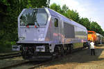 VoithMaxima/582577/maxima-30cc---nvr-nummer-92-80 Maxima 30CC - NVR.-Nummer 92 80 1263 006-9 D-DWK, am 07.08.2010 in Eystrup (175 Jahre Eisenbahn in Deutschland, Fahrzeugausstellung).