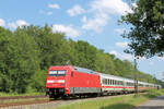 BR 101/848131/101-139-4-schiebt-ihren-zug-nach 101 139-4 schiebt ihren Zug nach Hamburg. Tostedt - Dreihausen, 17.05.2024.