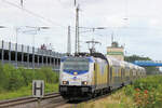 BR 146/821438/146-539-2-faehrt-in-den-tostedter 146 539-2 fährt in den Tostedter Bahnhof ein. Datum: 07.08.2023