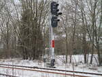Lichtsignale/836722/ezmg-signalals-ausfahrsignal-b1am-19januar-2024in EZMG Signal,als Ausfahrsignal B1,am 19.Januar 2024,in Veilsdorf.