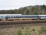 Reise-und Guterwagen/732204/neben-der-ausfahrt-nach-rostock-und Neben der Ausfahrt nach Rostock und Stralsund stand,am 20.März 2021,im Bahnwerk Neustrelitz.
