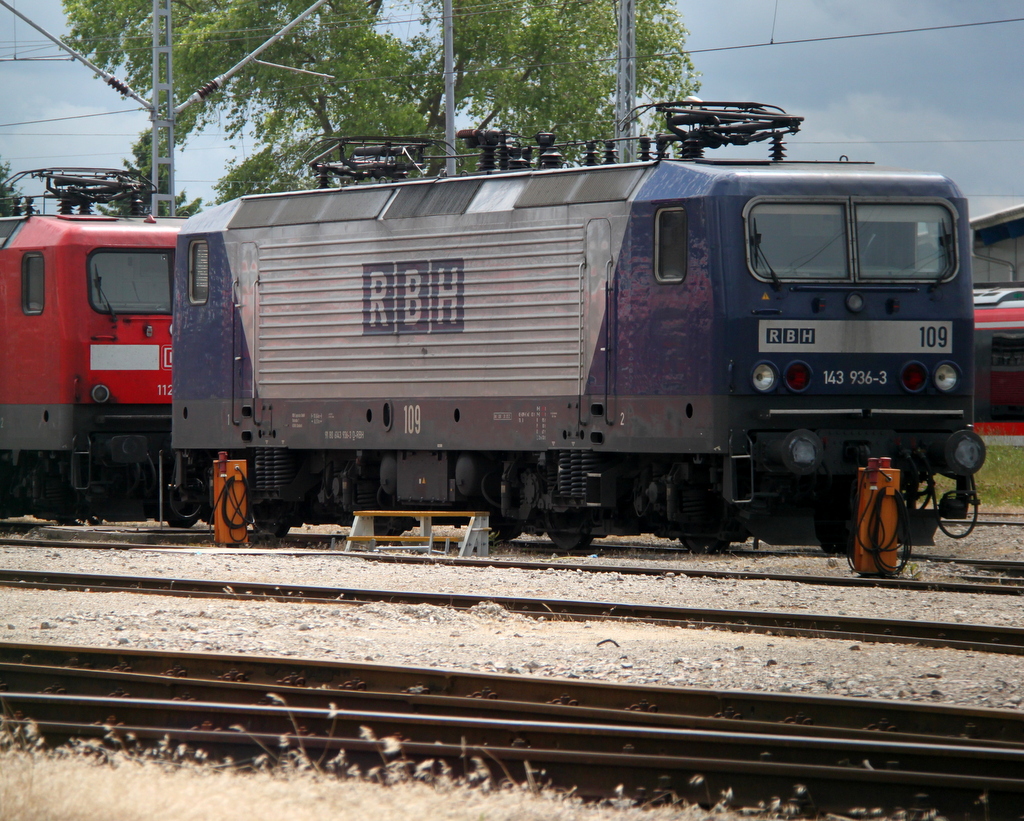 143 936-3(RBH 109)war am 16.06.2013 zu Gast im BW Rostock Hbf.