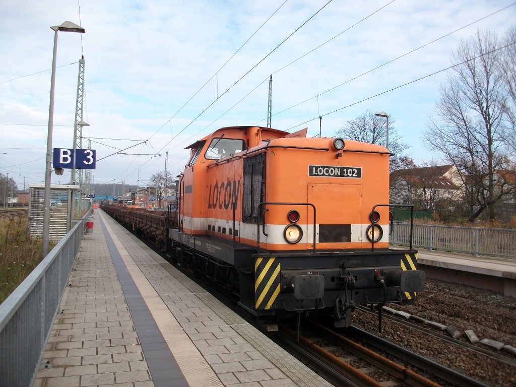 Auch Locon-102 kam am 10.November 2010 endlich in Bergen/Rgen zum Einsatz.