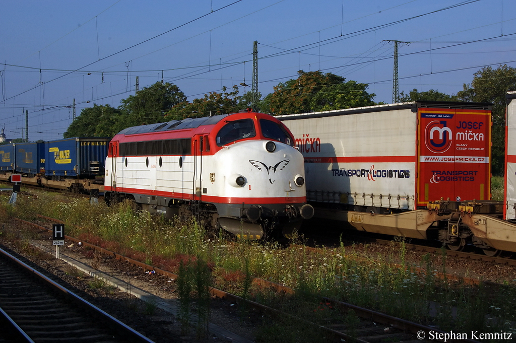 My 1142 (227 005-6) Altmark-Rail steht am Magdeburger Hbf und wartet auf neue Aufgaben. 26.07.2011