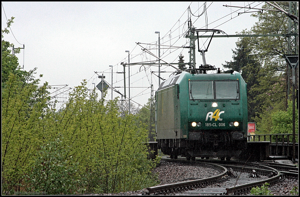 TXL 185-CL 006 / 185 506 beim Umsetzen (gesehen Berlin Spandau 15.05.2010)