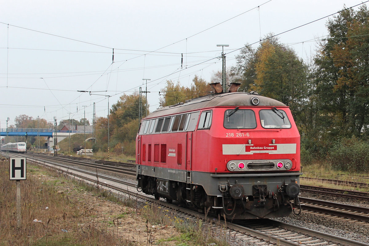 218 261-6 am 01.11.2012 in Tostedt.