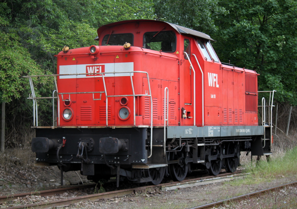 346 685-1(WFL 10)stand am morgen des 01.06.2014 im Rostocker Fracht und Fischereihafen(RFH)abgestellt.