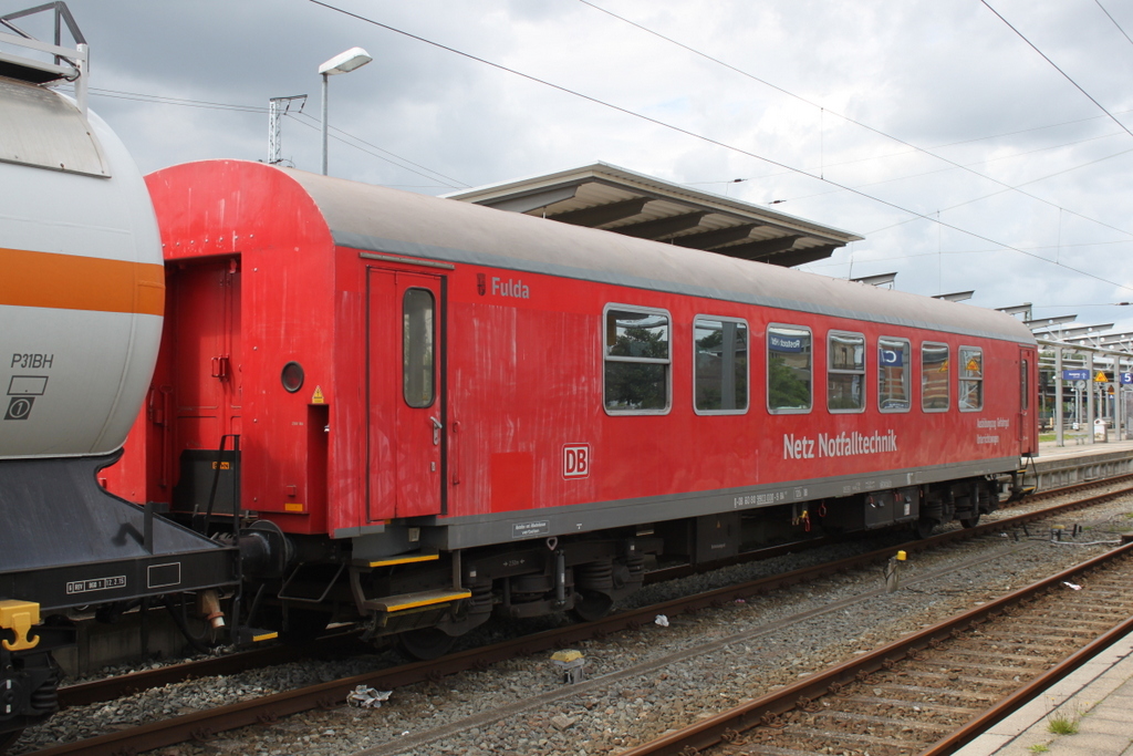 D-DB 60 80 99-03 000-9 Unterrichtswagen BA 345 stand am 28.07.2017 im Rostocker Hbf.