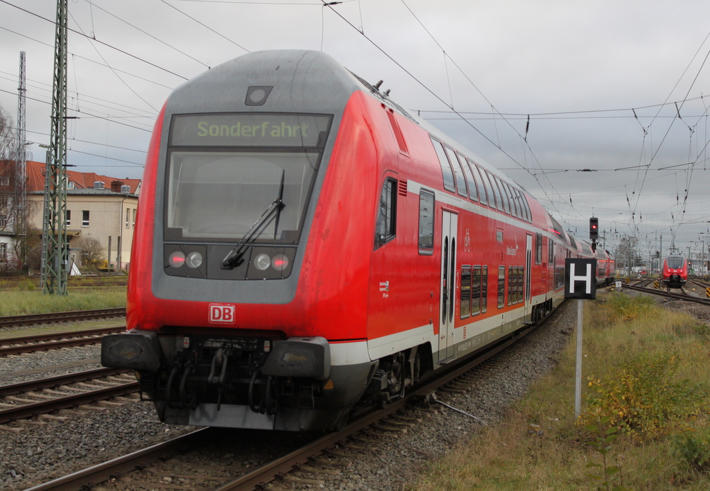 DBpbzfa 766.1 als Sonderfahrt von Rostock Hbf in Richtung BW Rostock Hbf.22.11.2015