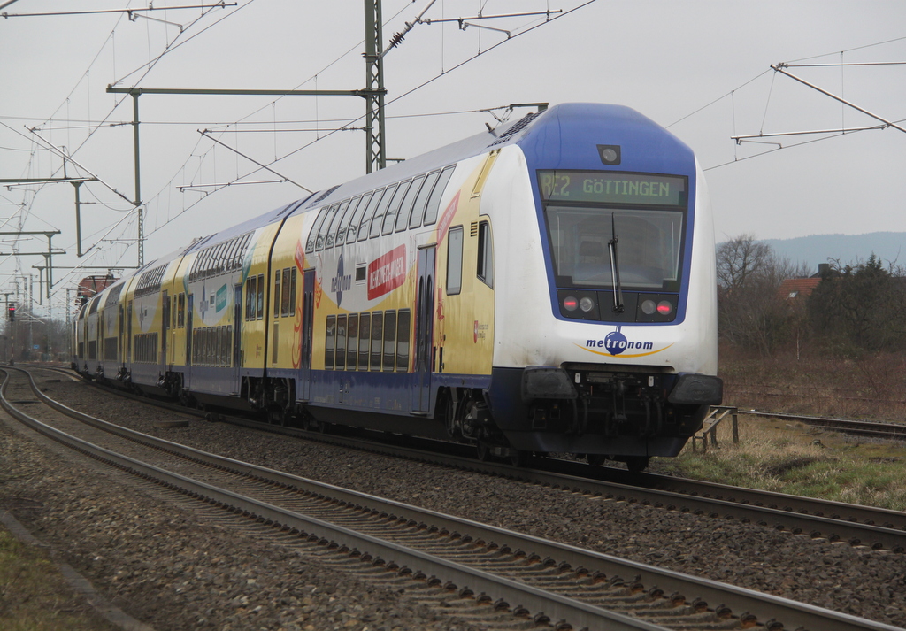 ME 82813(Uelzen-Gttingen)bei der Einfahrt in Nordstemmen am 12.03.2016