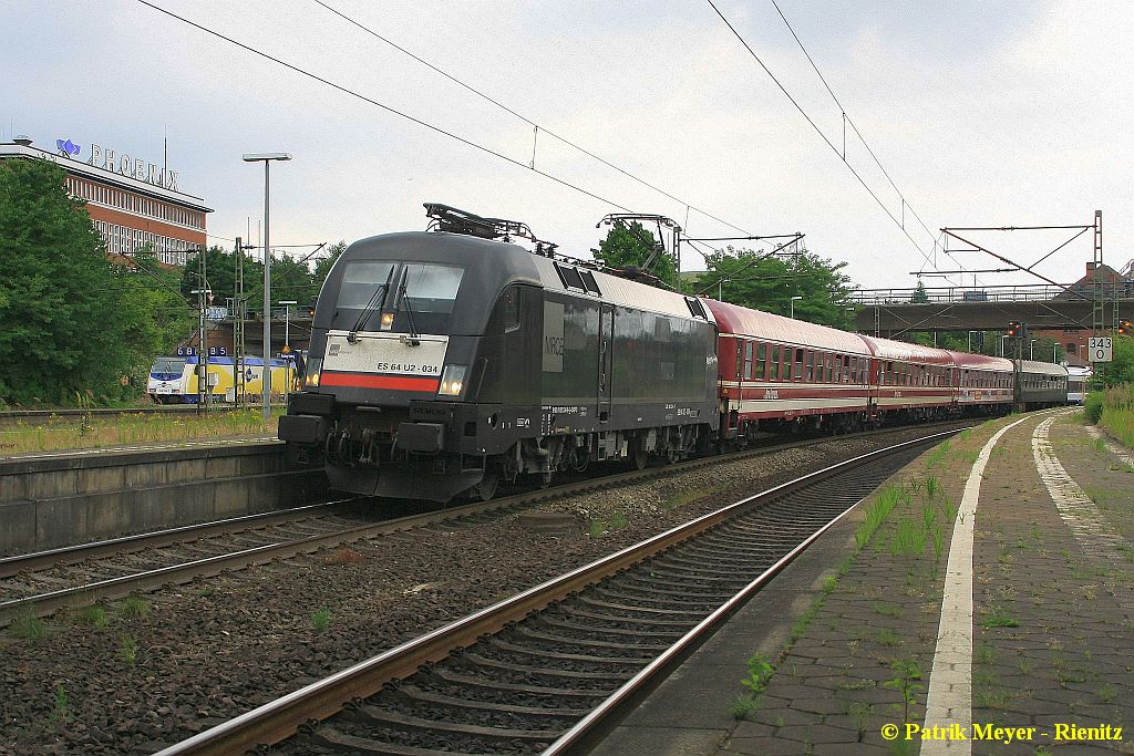 MRCE/HKX 182 534 mit HKX nach Köln am 27.06.2015 in Hamburg-Harburg