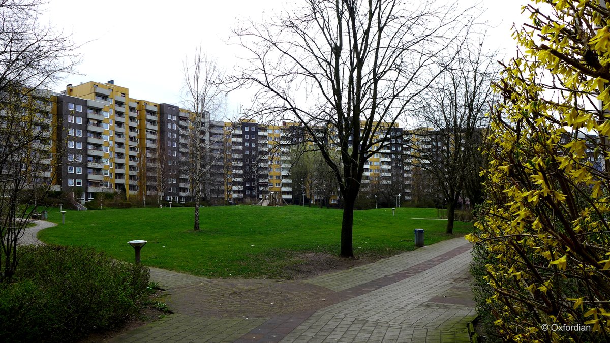 Wohnanlage an der Ottensweide in Hamburg-Wilhelmsburg.