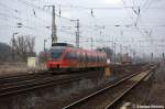 br-644 644 057/557 BW K�ln-Deutzerfeld auf Dienstfahrt in Priort in Richtung Golm unterwegs. 25.01.2012