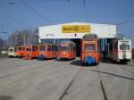 depot12rostock Fahrzeugparade am 17.04.10 vor dem Depot 12 in Rostock-Marienehe