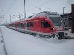 BR 429 Im verschneiten Bahnhof Bergen/R�gen ging es am 30.Januar 2010 f�r 429 030 nicht mehr weiter.