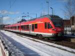 BR 429 Flirt 429 028 hielt am 05.M�rz 2010 in Lietzow.