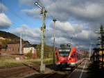 BR 429 Ausfahrt frei f�r 429 029 als Dieser am 14.Oktober 2009 den Bahnhof Sassnitz verlie�.