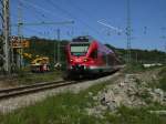 BR 429 Ausfahrender 429 028 am 04.Juni 2010 bei der Ausfahrt aus Lietzow.