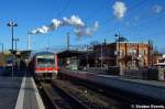 628-928 928 600 und eine weitere 628er als RB (RB 14949) von Uelzen nach Braunschweig Hbf in Uelzen. 06.01.2012