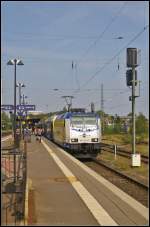 Metronom 146-05 / 146 505-3  Rotenburg (Wmmer)  mit einem Regionalzug am 05.09.2014 auf Gleis 103 im Bahnhof Uelzen