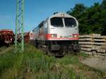 BlueTiger Tiger mit der Nummer V20 von mkb auf der Ladestra�e von Bergen/R�gen.