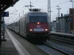 BR 101 Bereits am 08.Dezember 2011 kam 101 070,mit dem IC 2212 Koblenz-Binz,wieder einmal nach Bergen/R�gen.