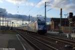 BR 101 101 060-2 '60 Jahre Bundespolizei' mit dem IC 2385 von Berlin S�dkreuz nach Karlsruhe Hbf in Stendal. 06.01.2012