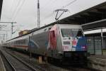 BR 101 nach dem Mirko seine 1.Begegnung mit der Bundespolizei hatte bekam ich sie zum 5.Mal in Rostock vor die Linse.08.01.2012
