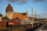 BR 101 101 137-8 mit dem IC 142 von Berlin Ostbahnhof nach Schiphol (Airport) in Rathenow. 14.01.2012