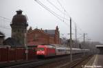 BR 101 101 075-0 mit dem IC 144 von Berlin Ostbahnhof nach Schiphol (Airport) in Rathenow. 24.01.2012