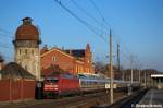 BR 101 101 063-6 mit dem IC 142 von Berlin Ostbahnhof nach Schiphol (Airport) in Rathenow. 26.01.2012