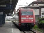 BR 101 101 071-9 mit IC 2115 von Stralsund Richtung Stuttgart Hbf bei der Durchfahrt um 08.51 Uhr im Bahnhof Bad Kleinen.(19.06.10)