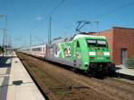 BR 101 101 040 mit dem IC 2213 Binz-Stuttgart am 28.Juni 2010 in Bergen/R�gen.