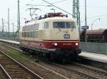 BR 103 103 235 am 11.Juni 2010 beim Lokumlauf in Bergen/R�gen.