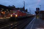 BR 120 120 115-1 mit dem IC 1923 von Berlin S�dkreuz nach Frankfurt(Main)Hbf in Stendal. 22.01.2012