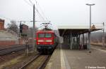 br-143-112-114 112 109 mit dem RE4 (RE 37329) von Rathenow nach Ludwigsfelde in Rathenow. 24.01.2012