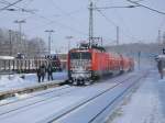 112 133-4 vom RE 13024 Binz-Stralsund hatte,am 04.Februar 2012,bei der ... 112 133-4 vom RE 13024 Binz-Stralsund hatte,am 04.Februar 2012,bei der ...