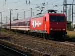 BR 145 Abgestellter Sonderzug wurde am 27.September 2009  von der HGK 145-CL 014 als Leerpark von Bergen/R�gen nach Binz gefahren.