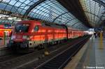 BR 182 182 012-5 mit dem RE2 (RE 37378) von Cottbus nach Wismar in Berlin-Spandau. 03.01.2012