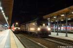 BR 182 ES 64 U2 - 070 (182 570-2) MRCE Dispolok GmbH f�r DB Fernverkehr AG mit dem EC 248 von Krakow Glowny nach Hamburg-Altona in Stendal. Daneben die 642 190 als RB13 (RB 27890) von Stendal nach Braunschweig Hbf. 06.01.2012