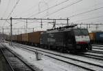 BR 189 ES 64 F4-991 stand am 13.02.10 im Bahnhof Venlo