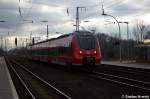 BR 442 442 228/728 DB Regio AG - Region Bayern 'S-Bahn N�rnberg' auf Testfahrt in Priort in Richtung Hennigsdorf(b Berlin) unterwegs. 25.01.2012