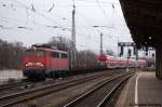 140 791-5 �berf�hrt eine Doppelstockgarnitur der Israel Railways (IR) und ...