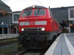 BR218 218 453-9 am 28.11.09 in L�beck Hbf