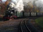 BR99 99 4802 am 07.November 2009 bei der Einfahrt in Sellin Ost.