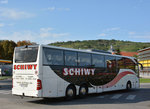 Mercedes Tourismo von Schiwy Reisen aus der BRD in Krems gesehen.