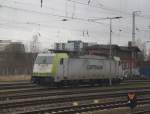 Captrain Seltene G�ste im Rostocker Hbf Captrain 186-149-1 wartet auf ihren n�chsten Einsatz.20.01.2012 