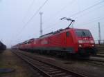 189 054-0+Lokzug abgestellt im BW Rostock-Seehafen.(17.02.06)fotografiert von I.Pavel
