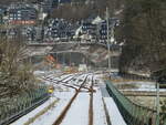 a-z/805385/so-sieht-die-einfahrt-von-lauscha So sieht die Einfahrt von Lauscha aus Richtung Ernstthal aus.Aufgenommen am 01.März 2023.